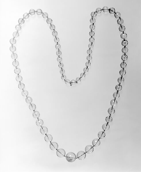 Necklace, Aquamarine, European