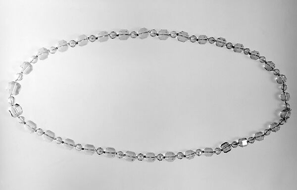 Necklace, Aquamarine, European