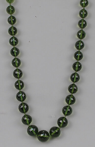 Necklace, Peridot, European 