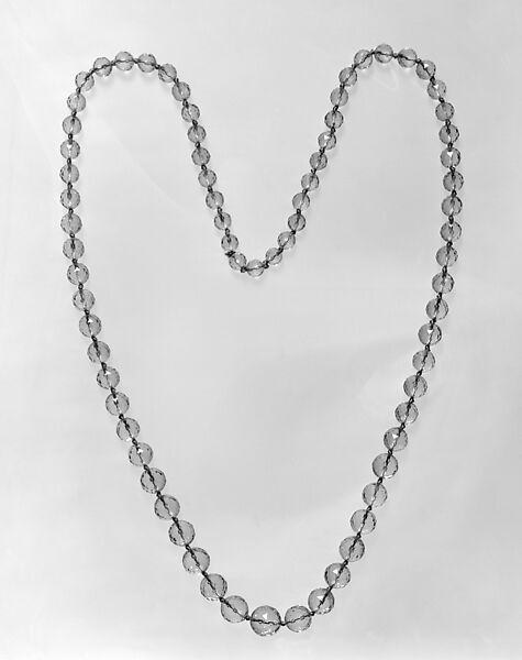 Necklace, Green beryl, European
