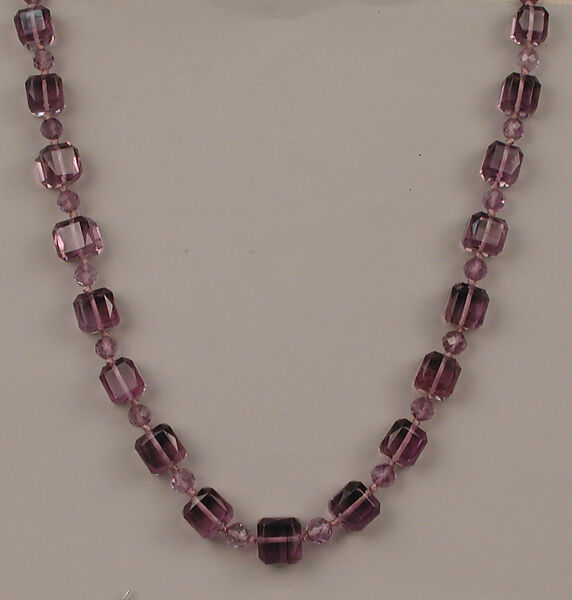 Necklace, Amethyst, European 