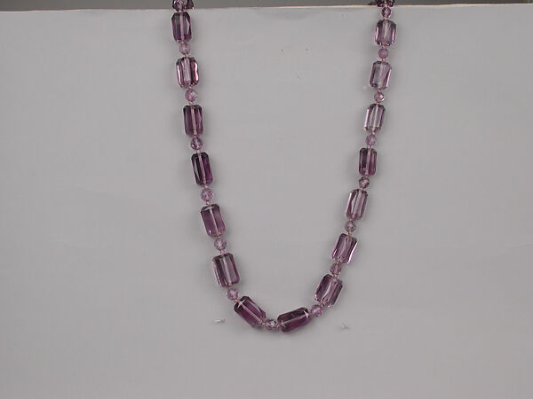 Necklace, Amethyst, European 