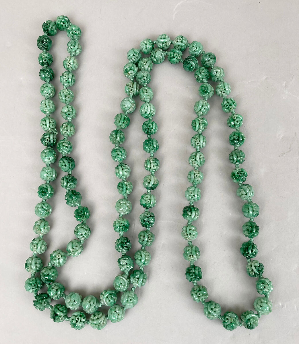 Necklace, Jade, Chinese 