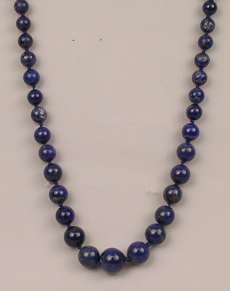 Necklace, Lapis lazuli, European 