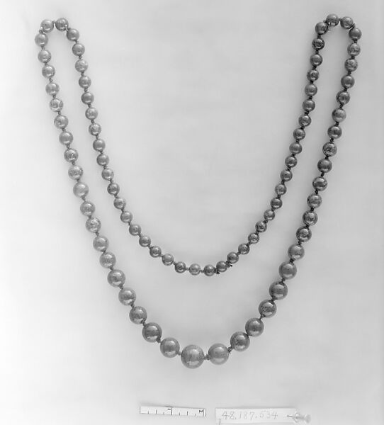 Necklace, Lapis lazuli, European