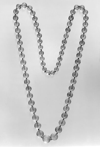 Necklace, Topaz quartz, European