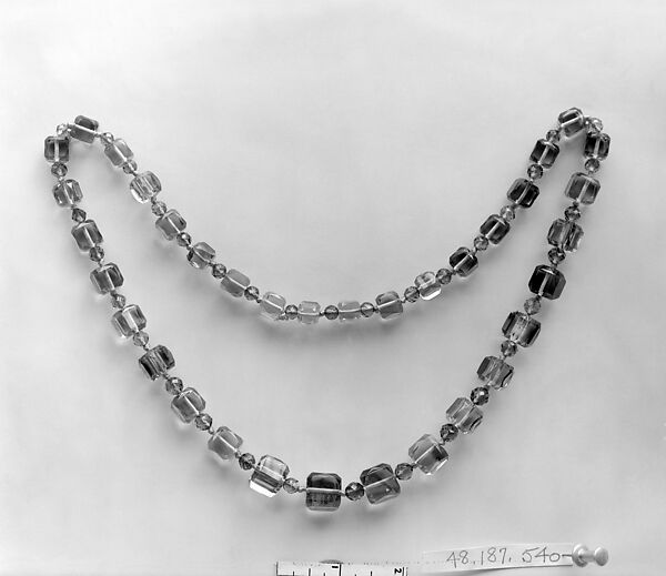 Necklace, Topaz quartz, European