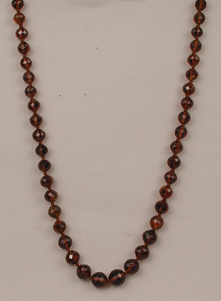 Necklace, "Spanish" topaz quartz, European 