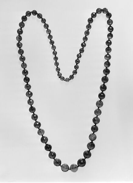 Necklace, "Spanish" topaz quartz, European