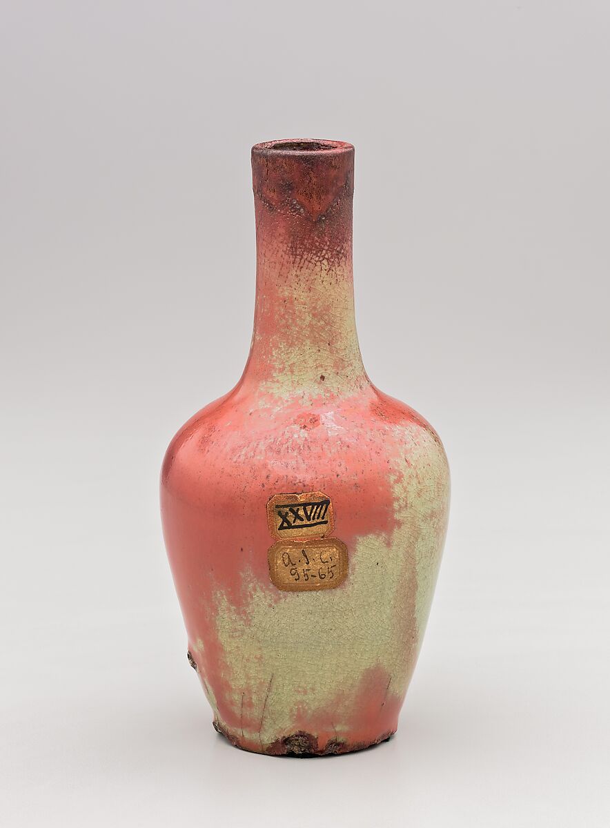 Vase, Chelsea Keramic Art Works (1872–1889), Stoneware, American 