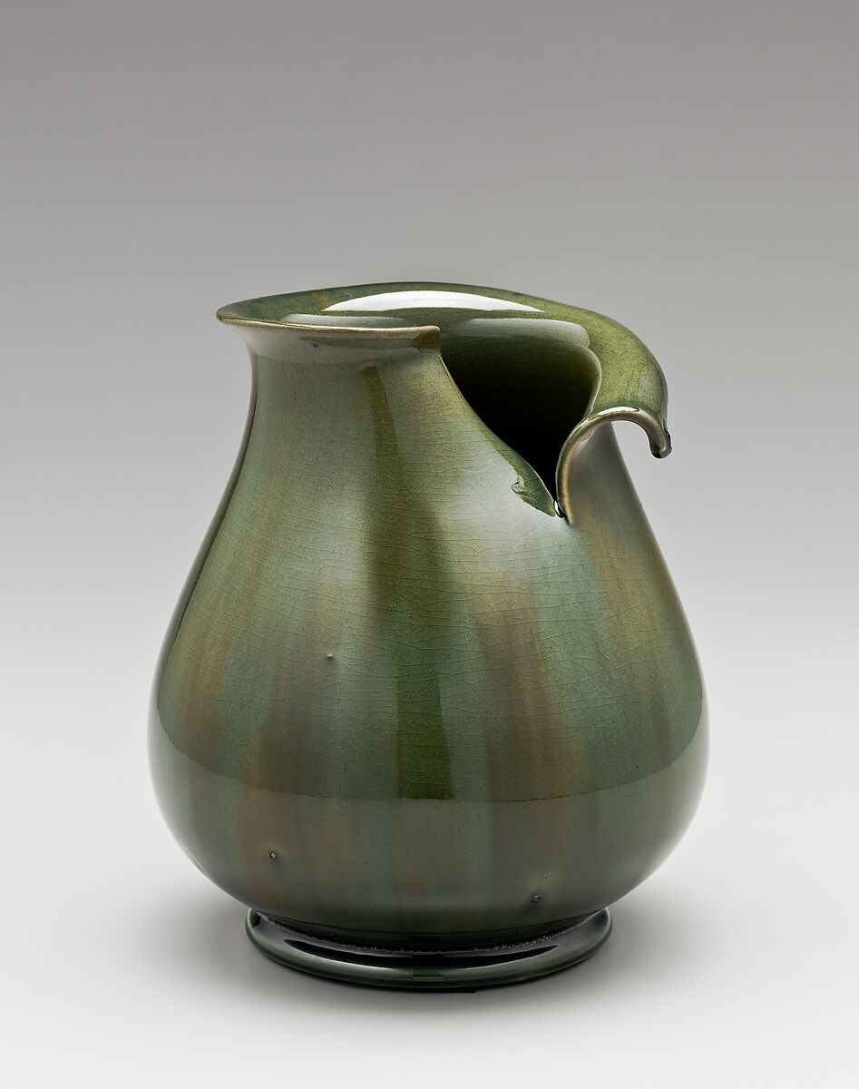 Vase, Chelsea Keramic Art Works (1872–1889), Earthenware, American 