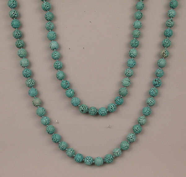 Necklace, Turquoise, Chinese 