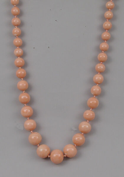 Necklace, Coral, European 