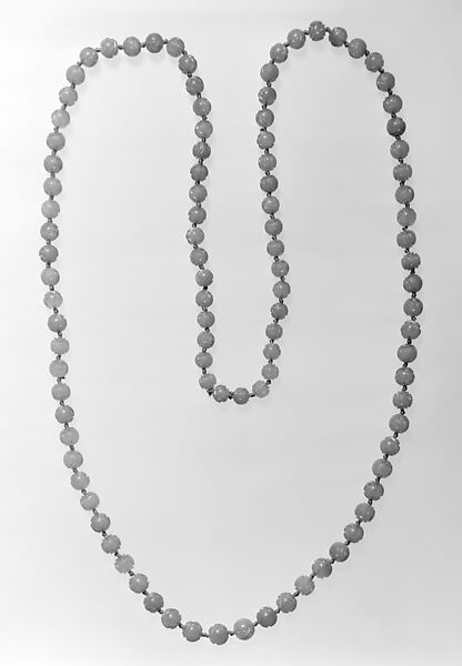 Necklace, Chalcedony, Chinese