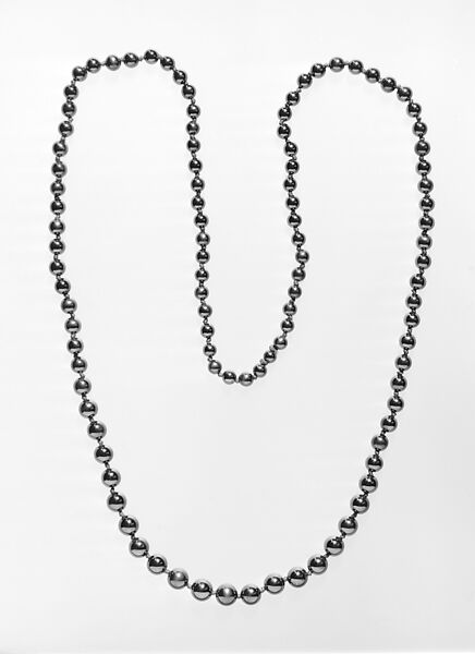 Necklace, Hematite, European