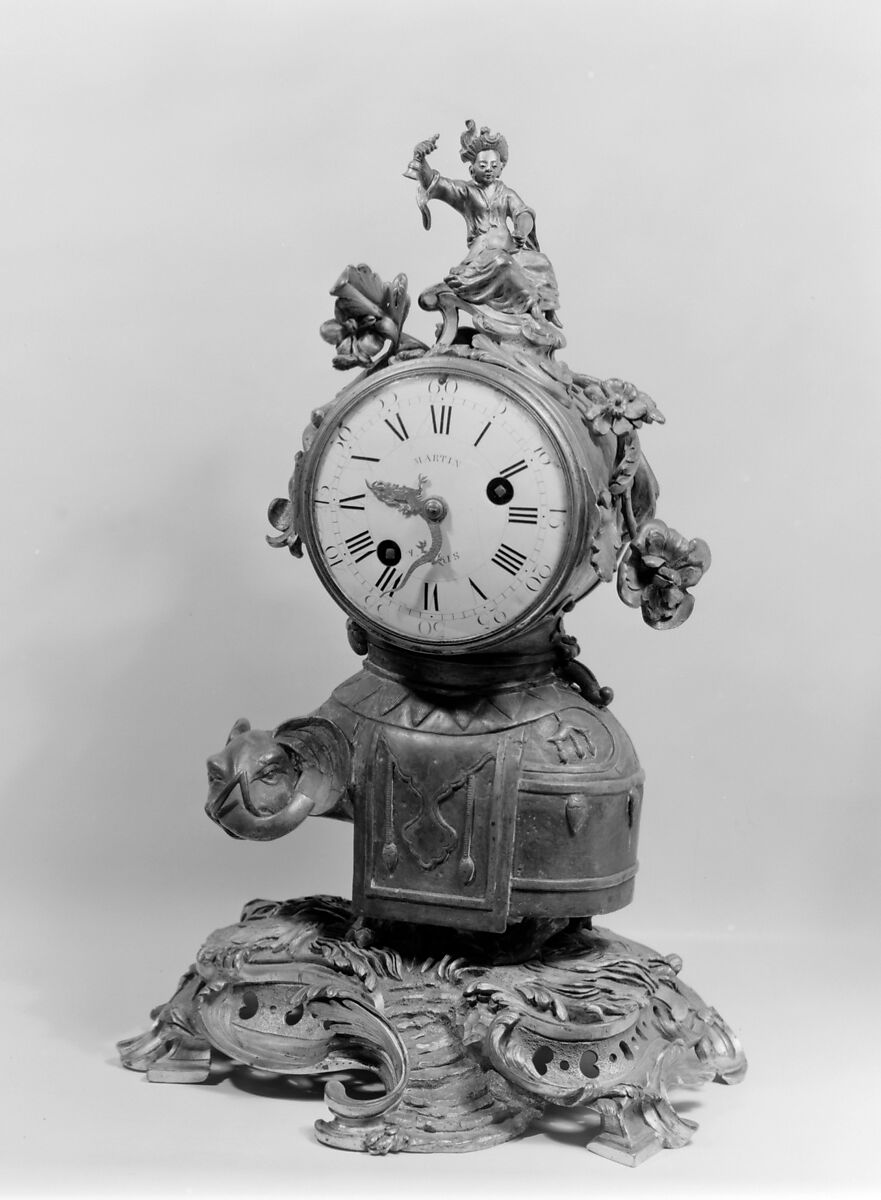 Mantel clock, Clockmaker: Martin (active Paris), Bronze, gilt bronze, French, Paris 