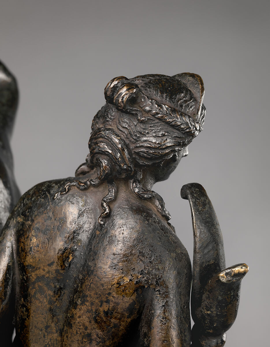 Triton and Nereid, Possibly workshop of Andrea Briosco, called Riccio (Italian, Trent 1470–1532 Padua), Bronze, Italian, Padua