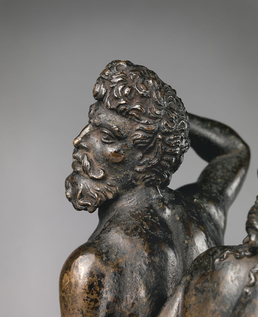 Triton and Nereid, Possibly workshop of Andrea Briosco, called Riccio (Italian, Trent 1470–1532 Padua), Bronze, Italian, Padua