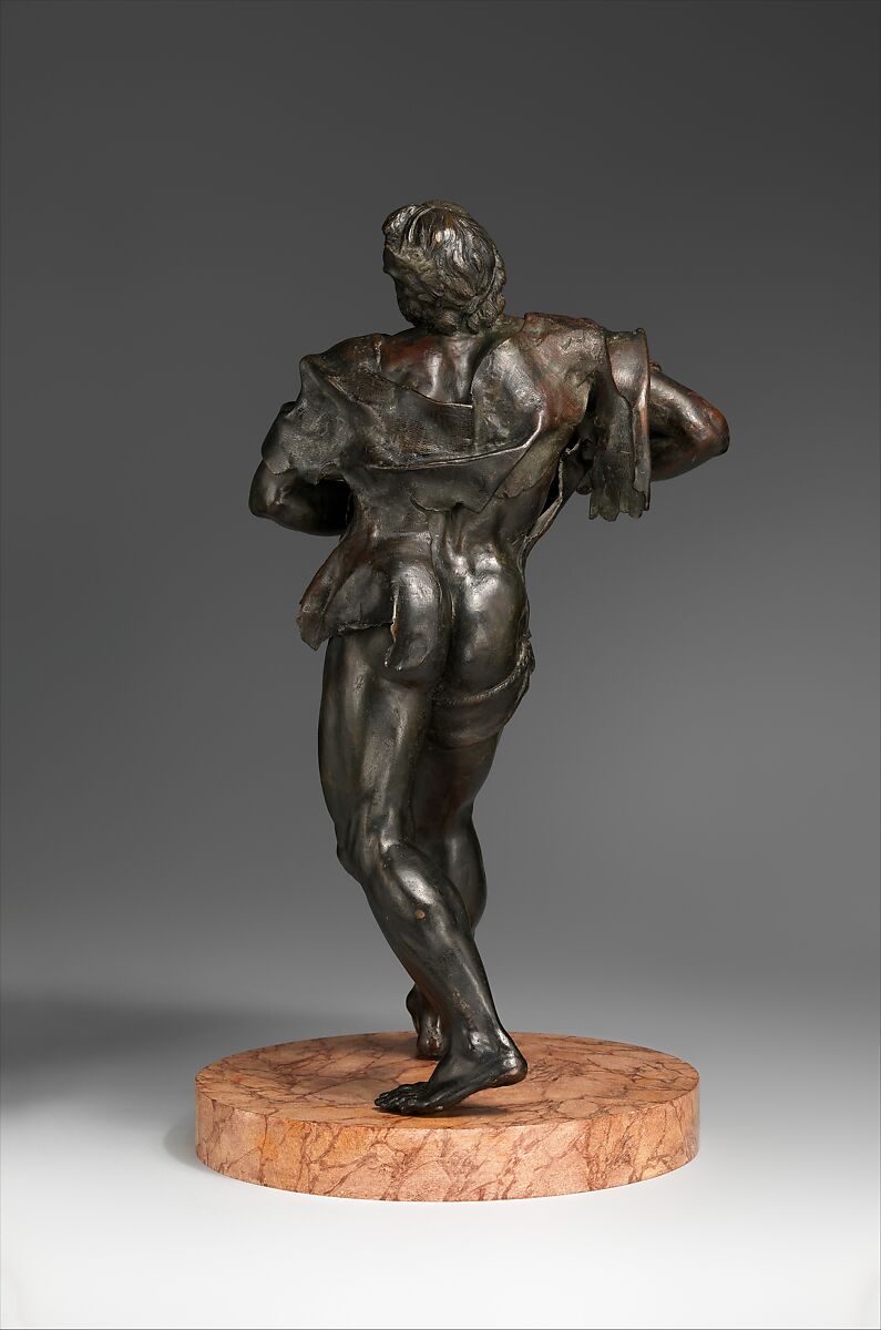 Hercules with the Coat of Nessus, Unidentified sculptor, Bronze, marble, possibly French
