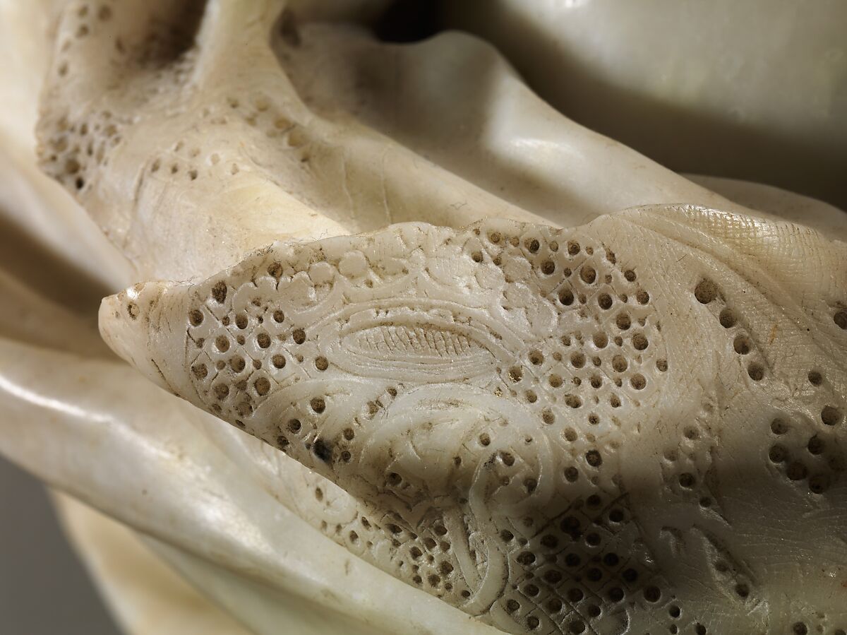 Madame de Pompadour (1721–1764), Jean-Baptiste Pigalle (French, 1714–1785), White marble (Sost, the French Pyrenees), French, Paris