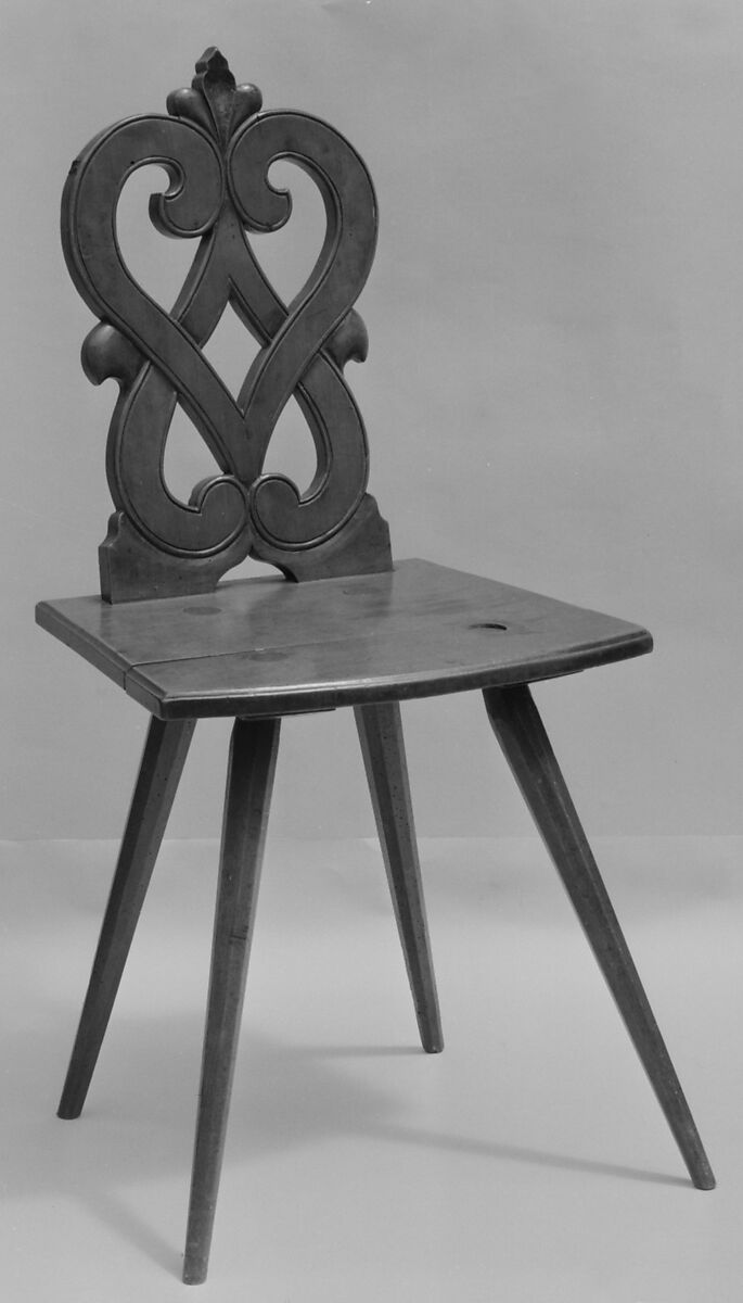 Sgabello, Walnut, Swiss