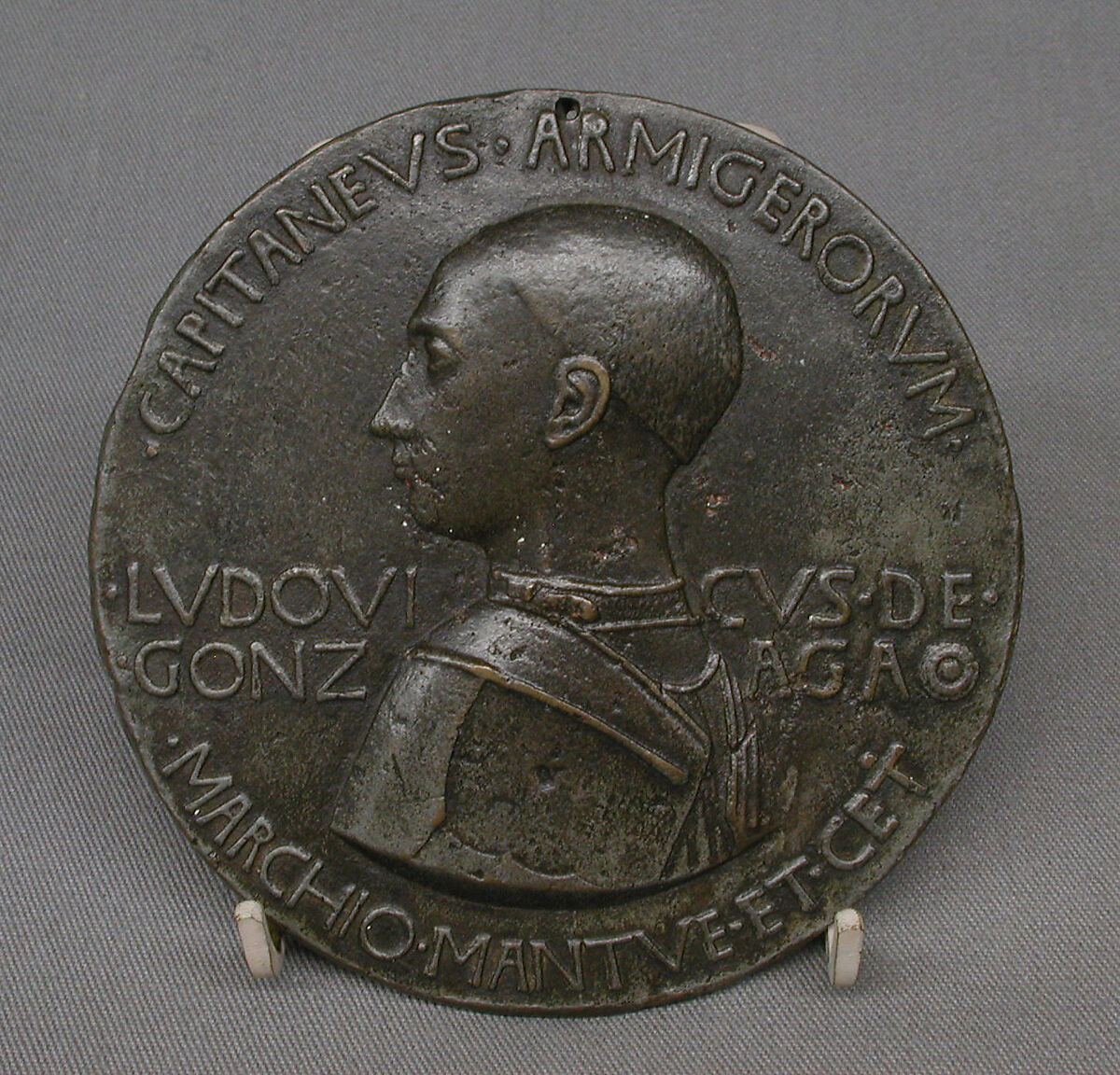 Ludovico Gonzaga III (1414–1478), Medalist: Pisanello (Antonio Pisano) (Italian, Pisa or Verona by 1395–1455), Bronze, Italian 