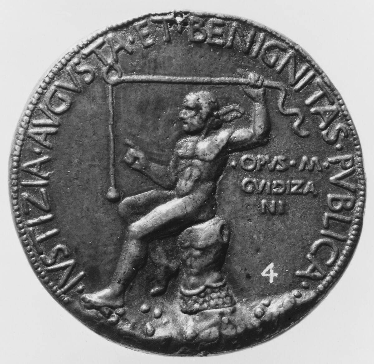 Bartolommeo Colleone, Medalist: Marco Guidizani (Italian, active 1454–62), Bronze, Italian, Venice