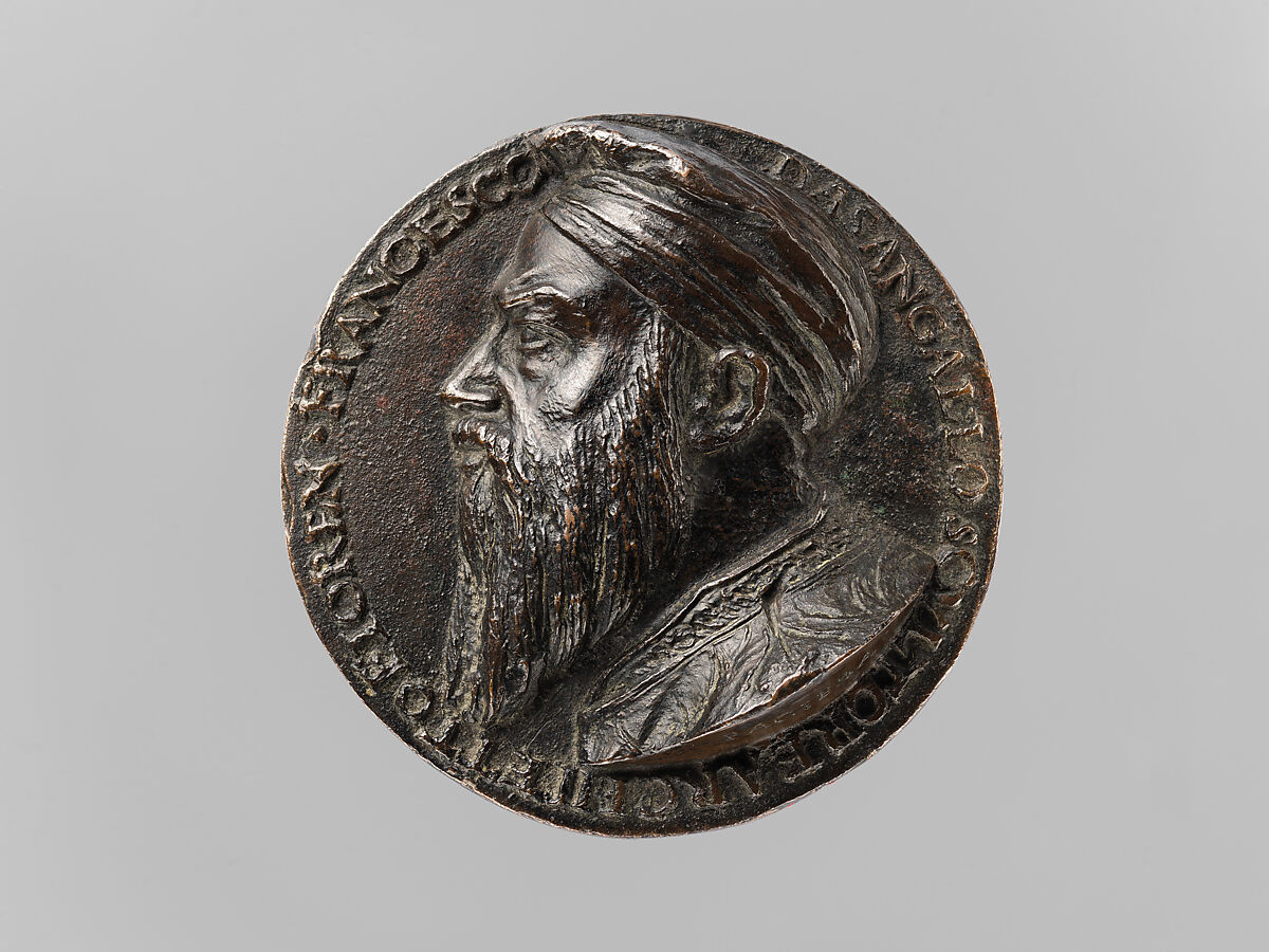 Francesco da Sangallo and Elena Marsupini, his wife, Medalist: Francesco da Sangallo (Italian, 1494–1576), Bronze, Italian, Florence 