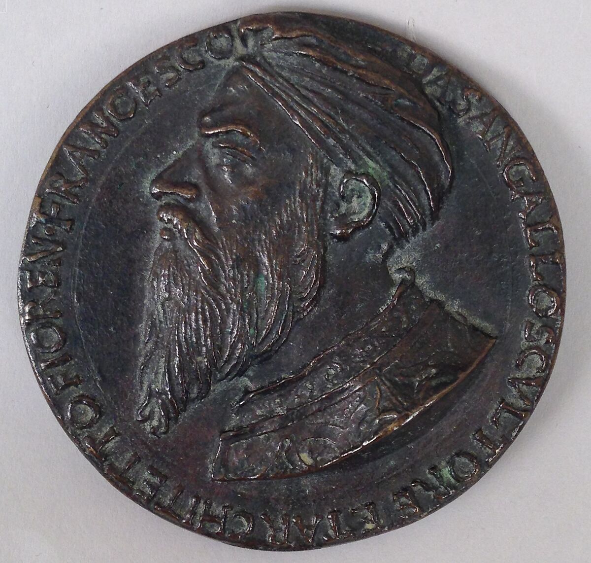 Francesco da Sangallo, Medalist: Francesco da Sangallo (Italian, 1494–1576), Bronze, Italian, Florence 