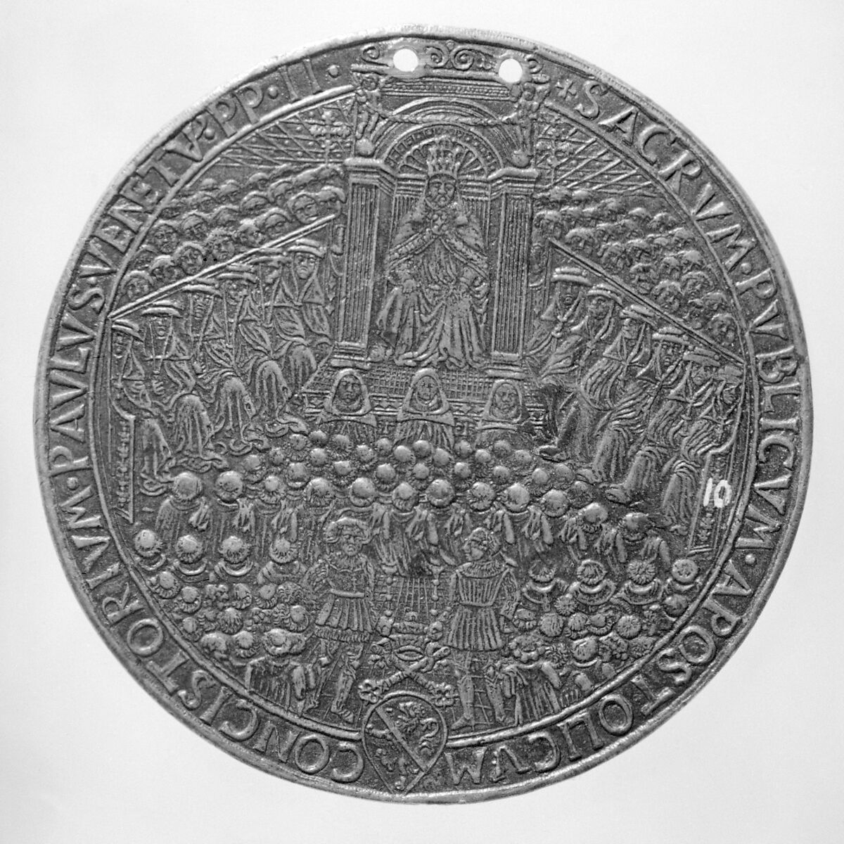 Pope Paul II, Medalist: Andrea di Nicolò da Viterbo (active 1464–75), Bronze, Italian 