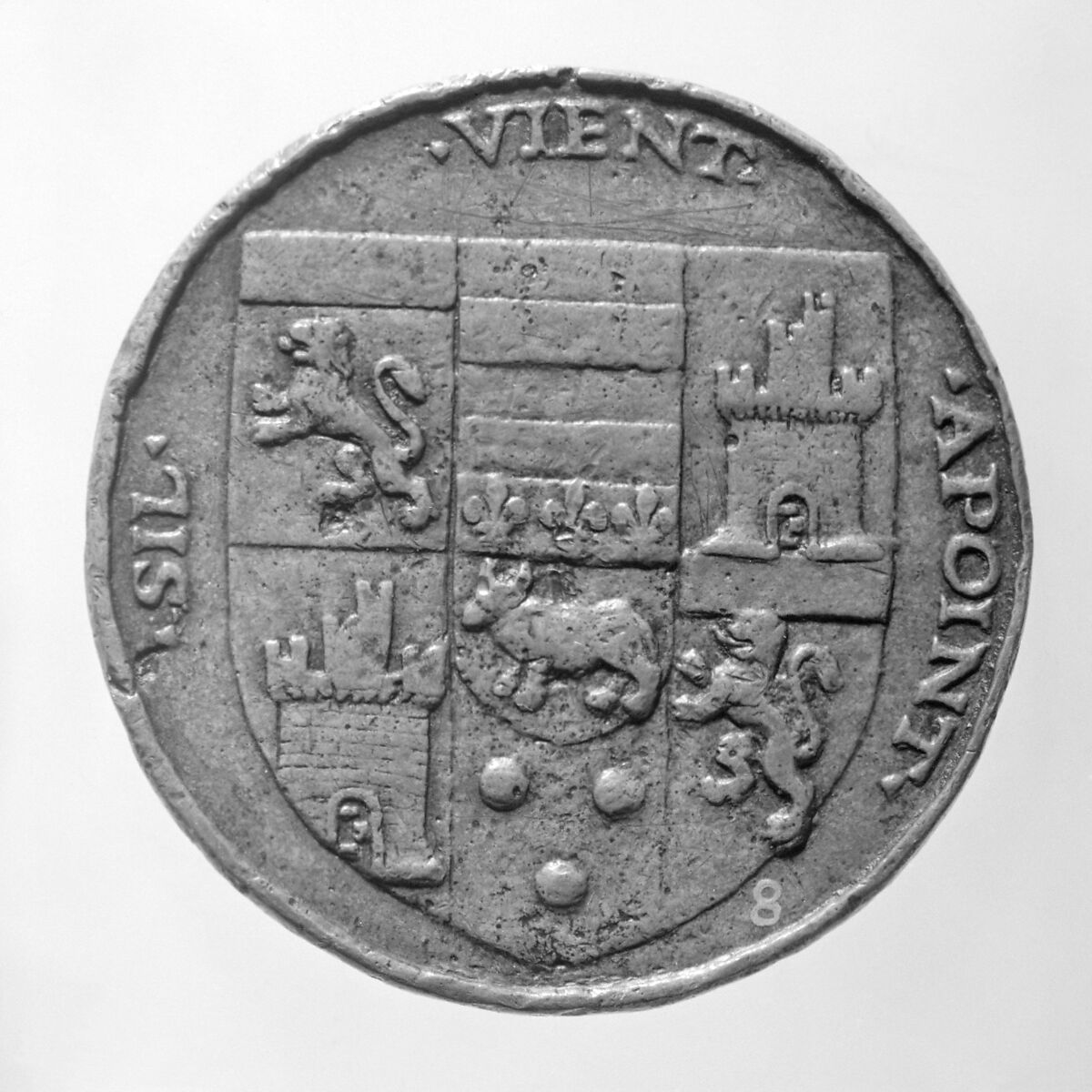 Thomas Bohier, général des finances 1496, d. 1524 (o.s.), Medalist: Giovanni Filangieri Candida (Naples born before 1450, died ca. 1498–1499, act. Ghent), Bronze, Italian