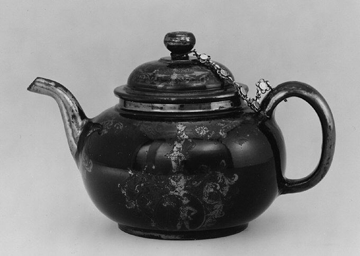 Teapot, Earthenware, German, Bayreuth 