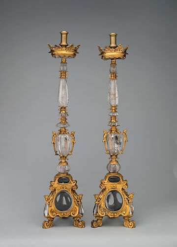 Pair of altar candlesticks