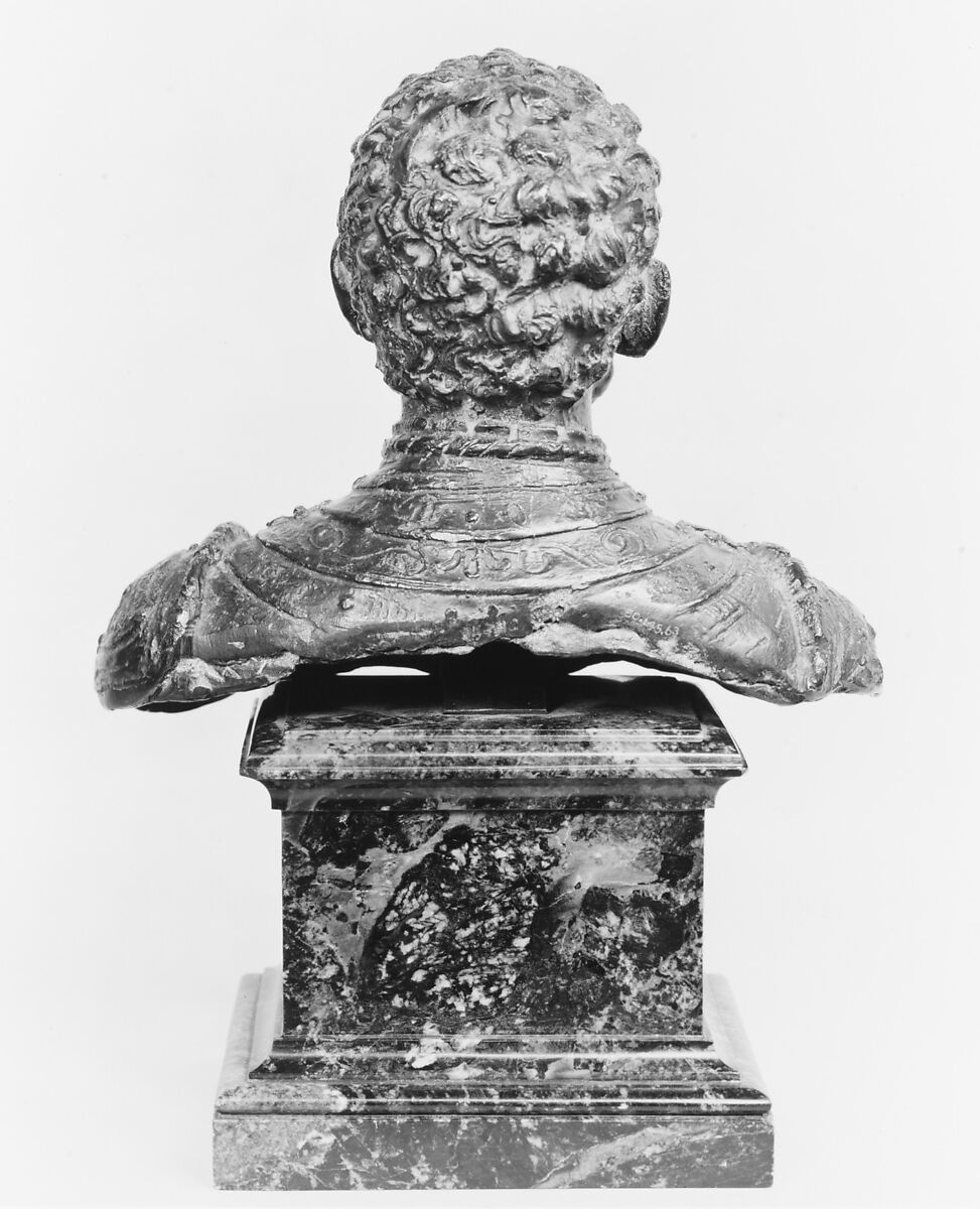 Ottavio Farnese, Duke of Parma and Piacenza, Possibly by Pastorino di Giovan Michele de' Pastorini (1508–1592), Bronze on green marble base, Europe