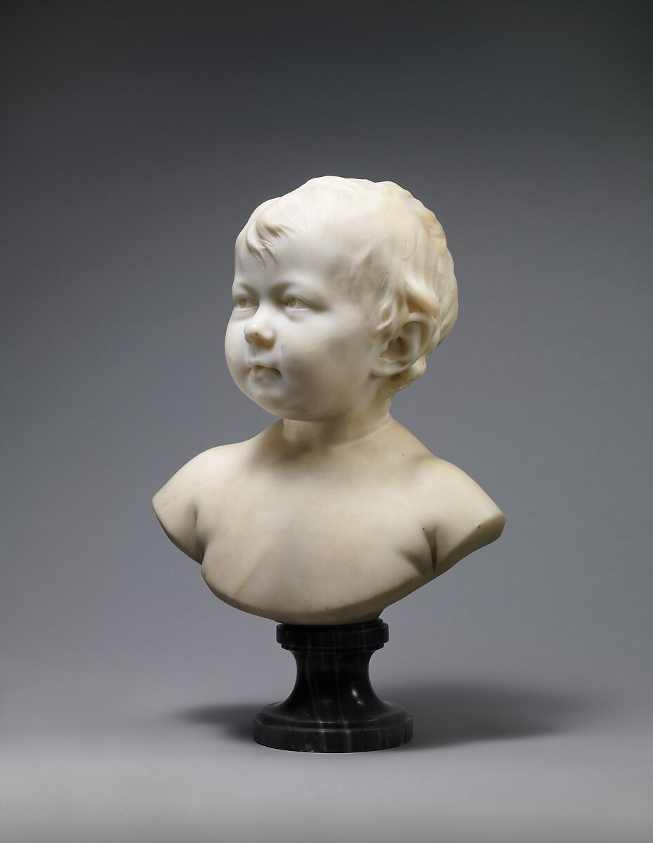 Sabine Houdon (1787–1836), Jean Antoine Houdon (French, Versailles 1741–1828 Paris), White marble on gray marble socle, French, Paris