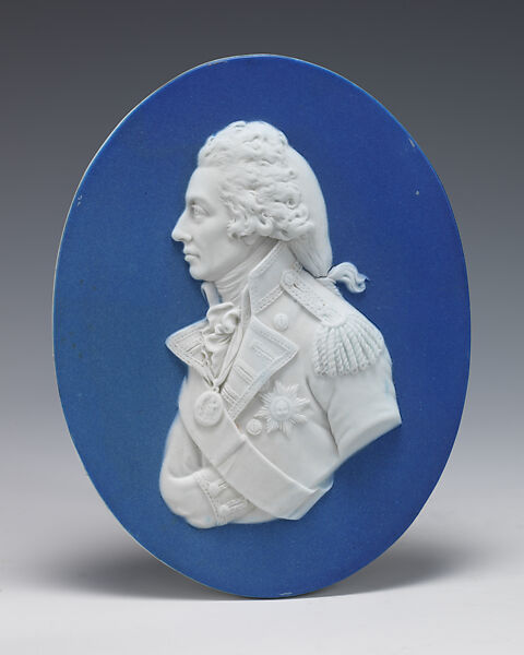Admiral Lord Nelson, Jan (or Jean) de Vaere (or Devaere) (Flemish, 1754–1830), Jasperware, British, Etruria, Staffordshire 
