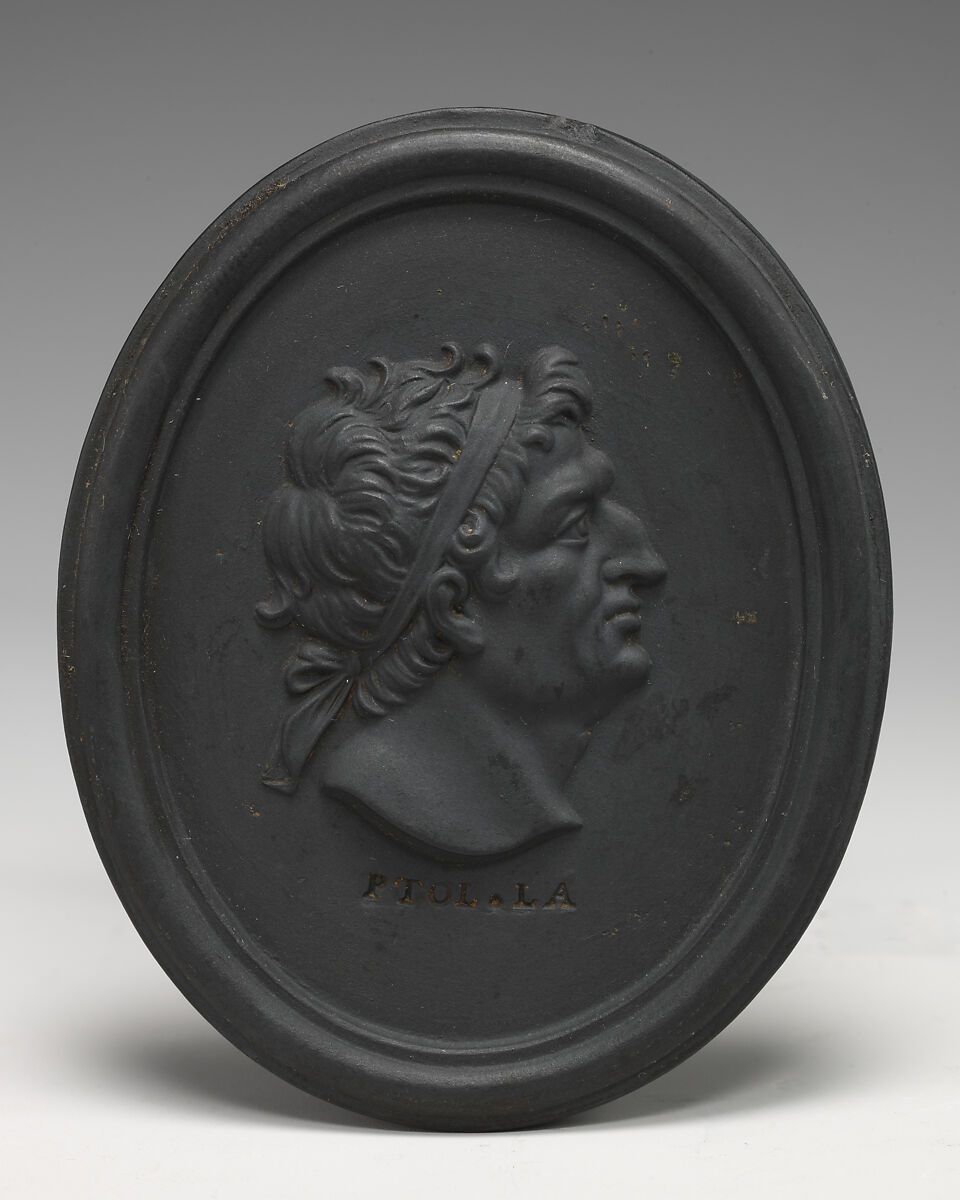 Medallion, Josiah Wedgwood (British, Burslem, Stoke-on-Trent 1730–1795 Burslem, Stoke-on-Trent), Black basalt ware, British, Etruria, Staffordshire 