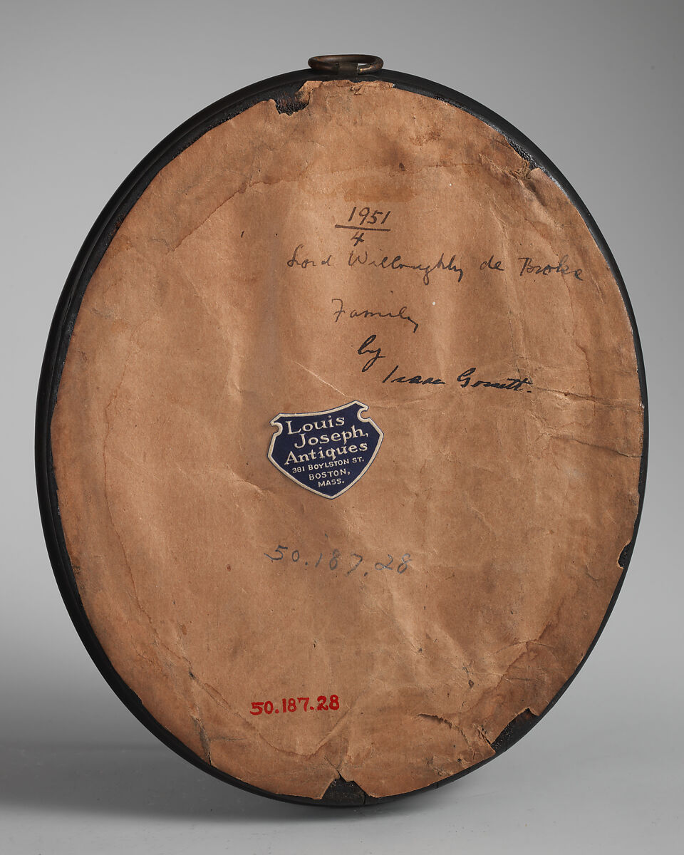 Member of the Willoughby de Broke Family, Probably by Isaac Gosset (British, St. Helier, Jersey 1713–1799 London), Colorless wax on red velvet under glass; frame: black wood, British