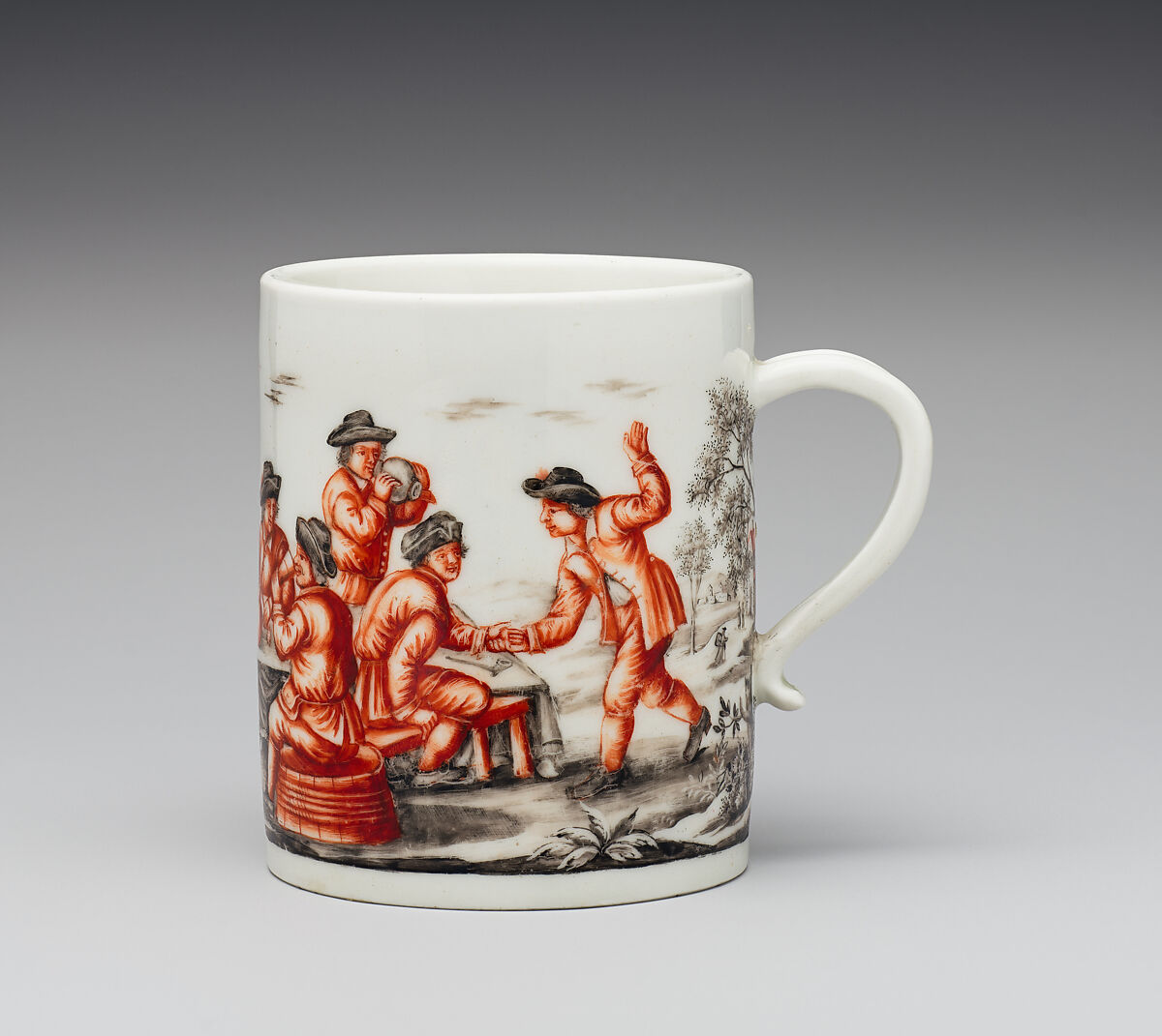 Mug, Meissen Manufactory (German, 1710–present), Hard-paste porcelain, German, Meissen
