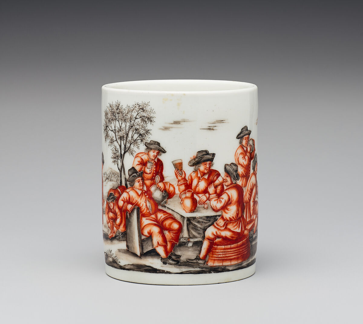 Mug, Meissen Manufactory (German, 1710–present), Hard-paste porcelain, German, Meissen
