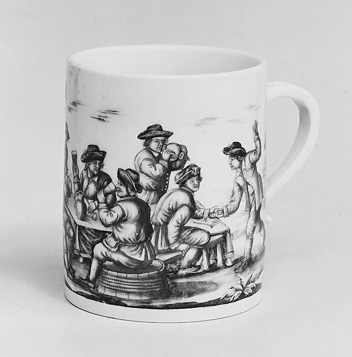 Mug, Meissen Manufactory (German, 1710–present), Hard-paste porcelain, German, Meissen 