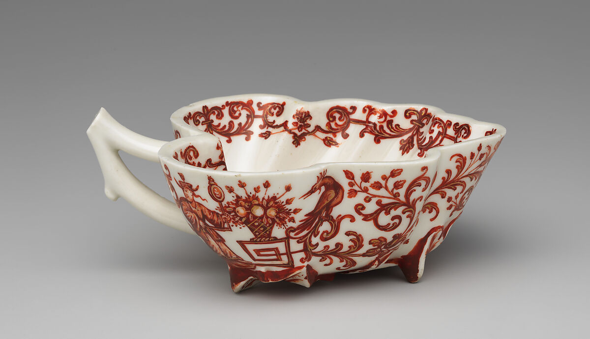 Dish, Meissen Manufactory (German, 1710–present), Hard-paste porcelain, German, Meissen with German, Kronstadt decoration