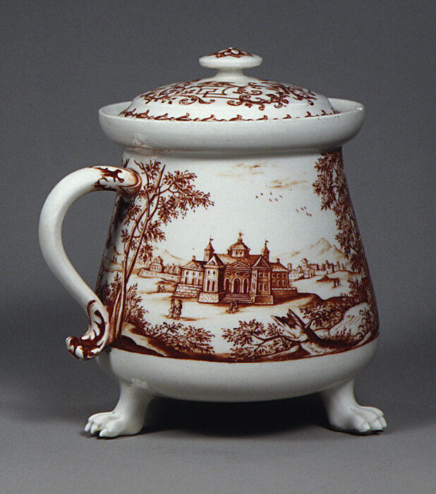 Broth bowl with cover, Meissen Manufactory (German, 1710–present), Hard-paste porcelain, German, Meissen 