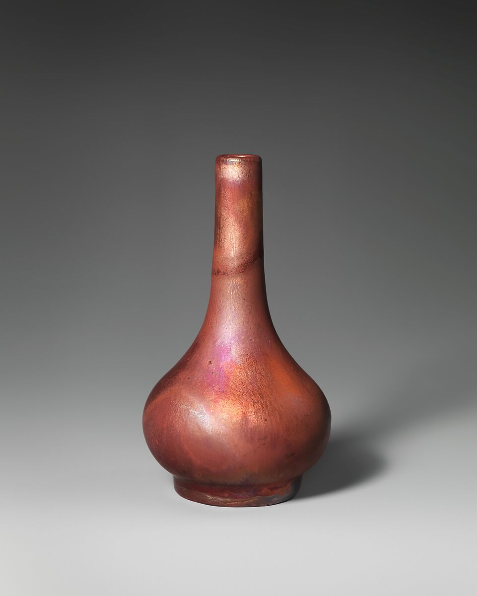 Vase, Chelsea Keramic Art Works (1872–1889), Stoneware, American