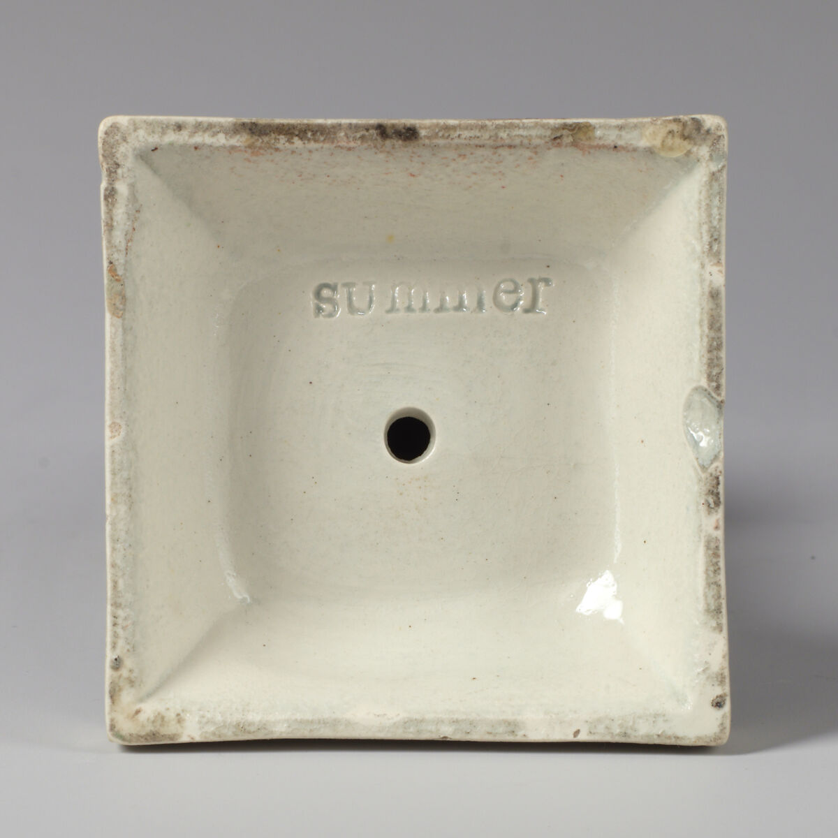 Summer (part of a set of four), Neale &amp; Co., Enameled earthenware, British, Hanley, Staffordshire