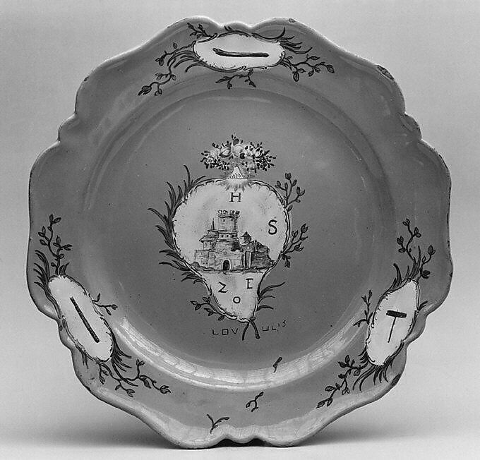 Veuve Perrin Factory - Plate - French, Marseilles - The