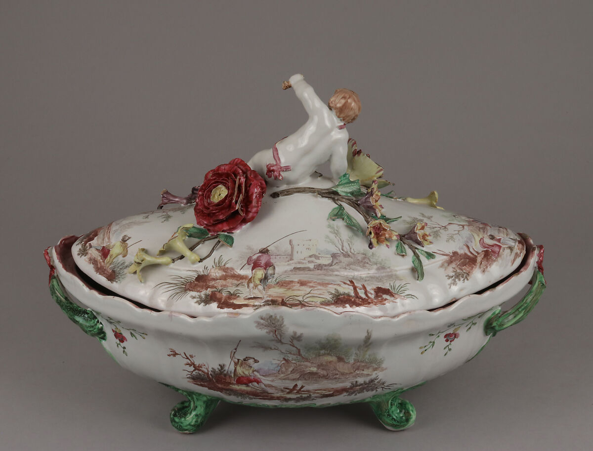 Veuve Perrin Factory - Tureen with cover - French, Marseilles