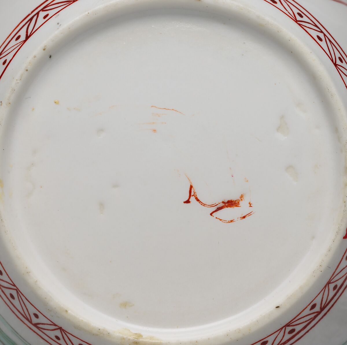 Teapot with storks, Chantilly (French), Soft-paste porcelain painted with colored enamels over tin glaze, French, Chantilly