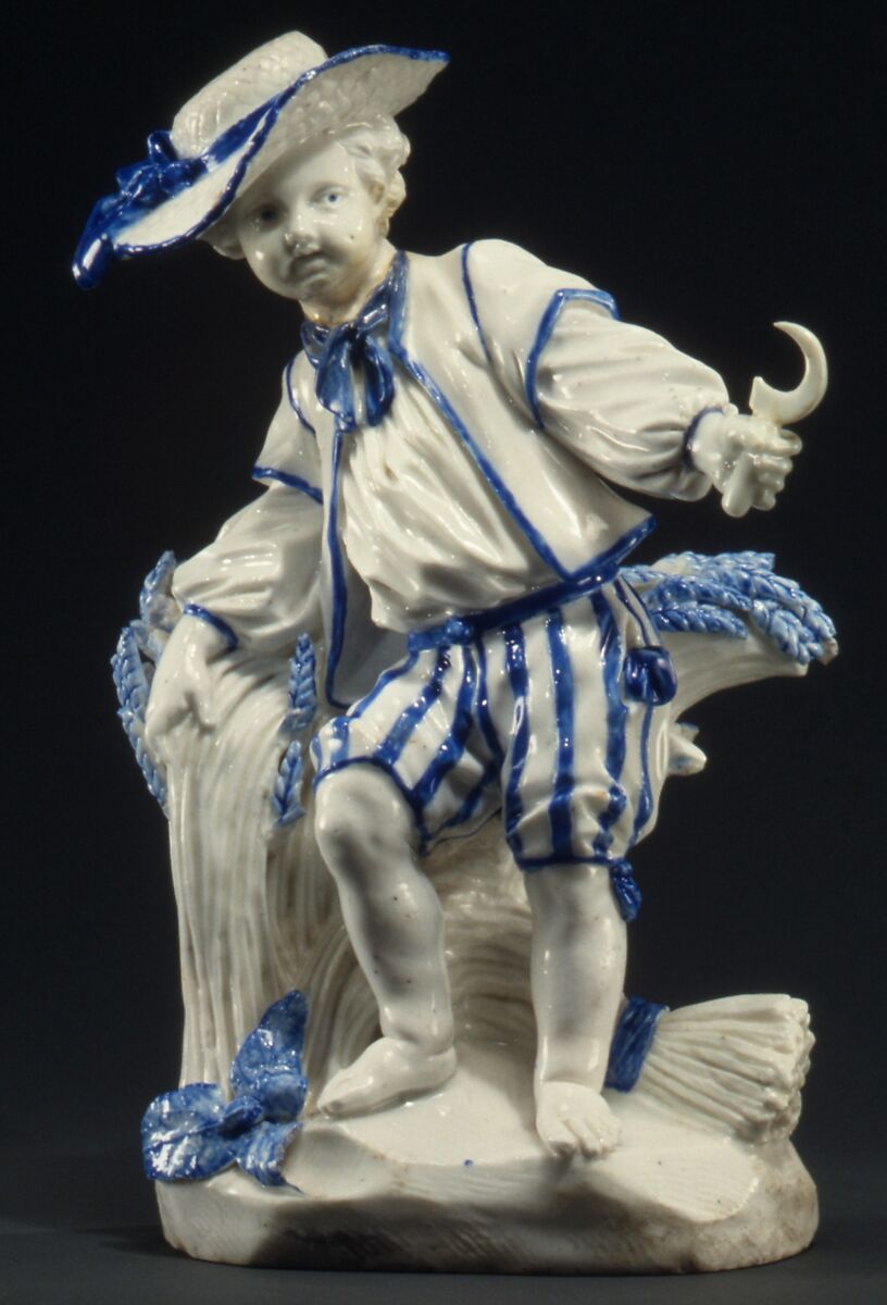 The Reaper (Le Moissonneur), Vincennes Manufactory (French, ca. 1740–1756), Soft-paste porcelain, French, Vincennes 