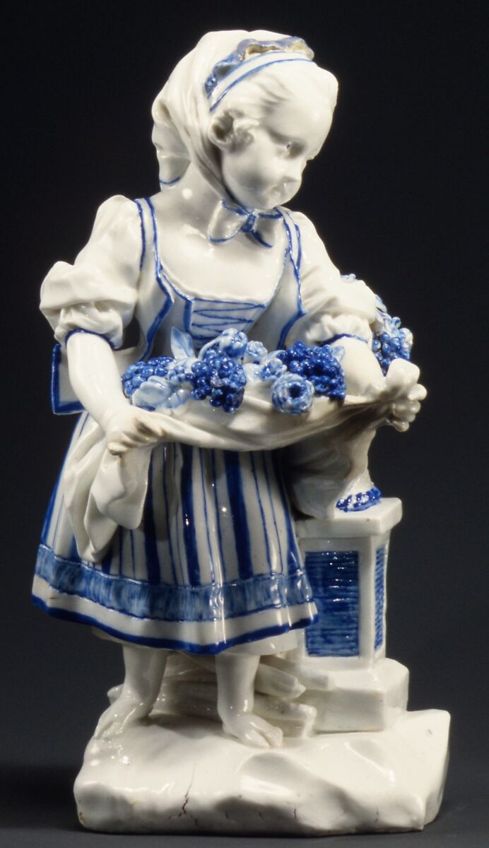 Girl in an Apron (La Fille au Tablier), Vincennes Manufactory  French, Soft-paste porcelain, French, Vincennes